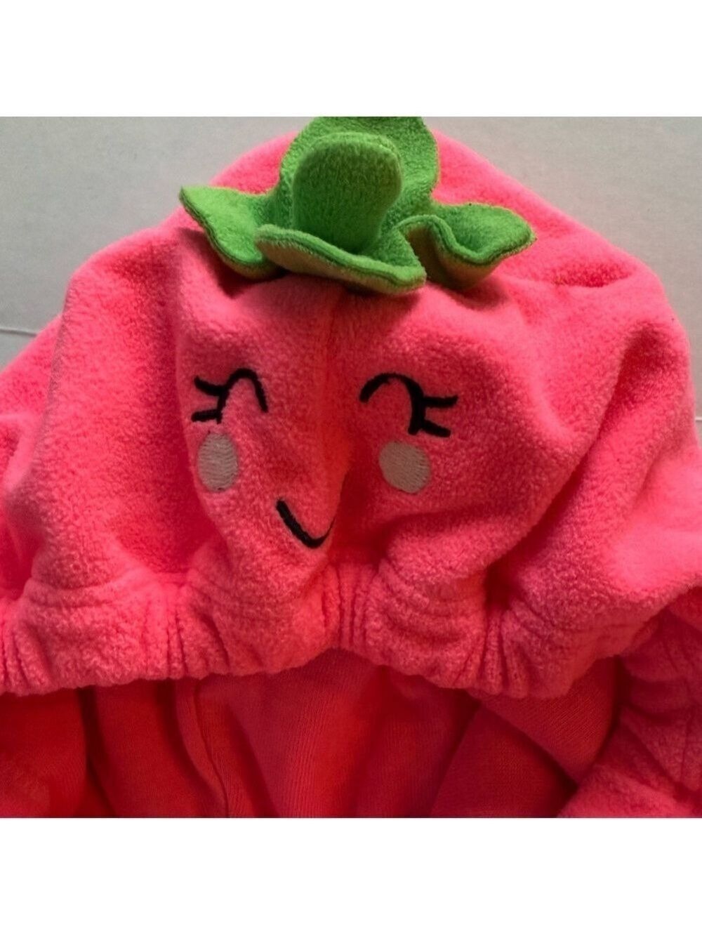 Carter's Pink and Green Bodysuit with Hood - Picture 5 of 11
